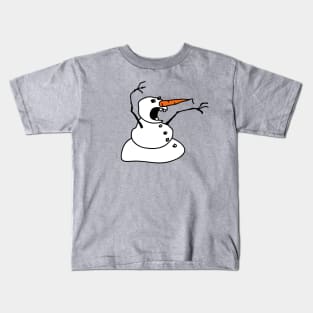 Angry-Snowman Kids T-Shirt